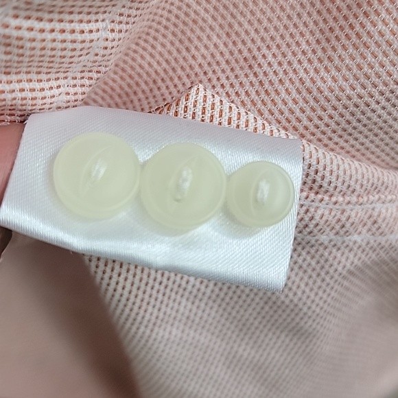 Joseph Abboud Men's Red Checkered Long Sleeves Button-down Dress Shirt Size L - Picture 5 of 6